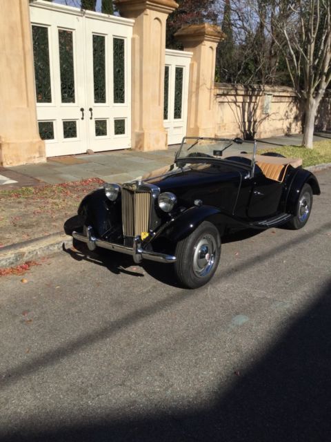 1950 MGTD Rare Right Hand Drive Roadster- One of First RHD TD’S 1950 MG T-Series Leather