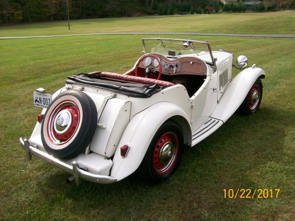 1950 MGTD~~ Restored Original engine~~ Great Shape 1950 MG T-Series