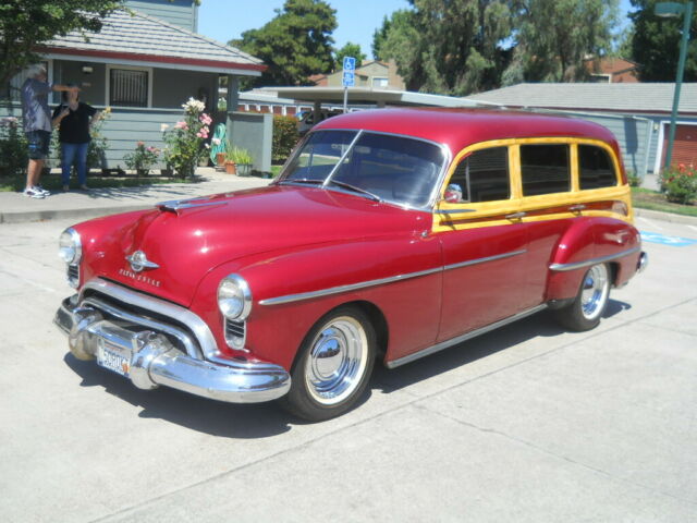 1950 Olds 88 Tin Woody Surfer Wagon 324/4SP NewPaint /Tires California RestoMod? 1950 Oldsmobile Eighty-Eight Tin Woody Wagon