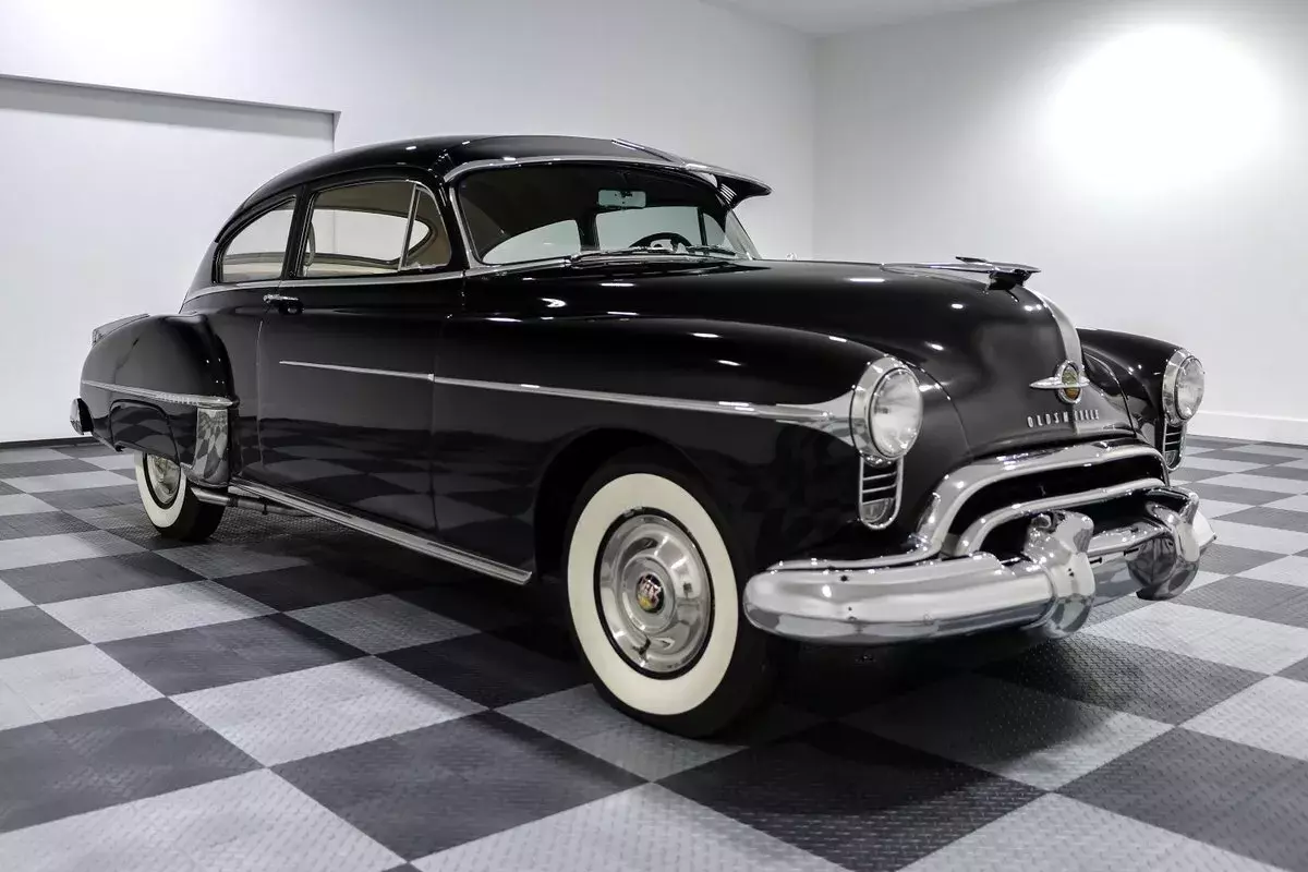 1950 Oldsmobile Futuramic 88 2525 Miles Black Coupe 303 Olds Rocket V8 4 Speed 1950 Oldsmobile Futuramic 88