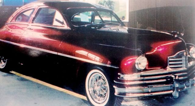 1950 Packard Deluxe Eight 23rd series club sedan, 2-dr. fastback. 1950 Packard 1950 Packard Deluxe Eight 23rd series club sedan