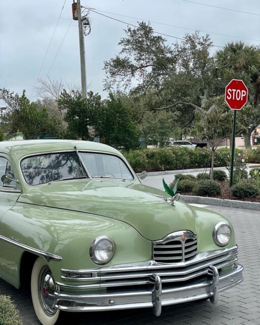 1950 Packard Eight Sedan Green RWD Automatic Deluxe Eight 1950 Packard Eight Deluxe Eight