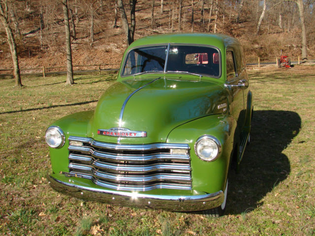 1950 PANEL JOHN DEERE GREEN TRADE FOR BARN FIND,SURVIVOR,HOT ROD OR MUSCLE CAR!! 1950 Chevrolet Other PANEL DELIVERY