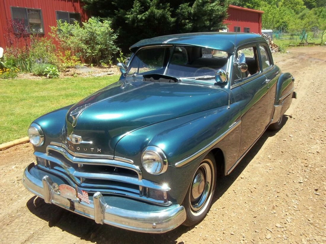 1950 Plymouth Special De Luxe Club Coupe, 50's style customizing and hop up 1950 Plymouth Special Deluxe