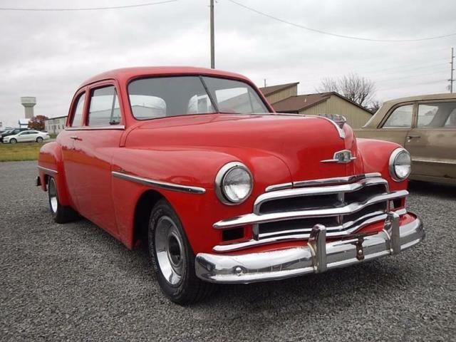 1950 PLYMOUTH SPECIAL DELUXE 0 RED 217 3-Speed Manual 1950 Plymouth SPECIAL DELUXE --