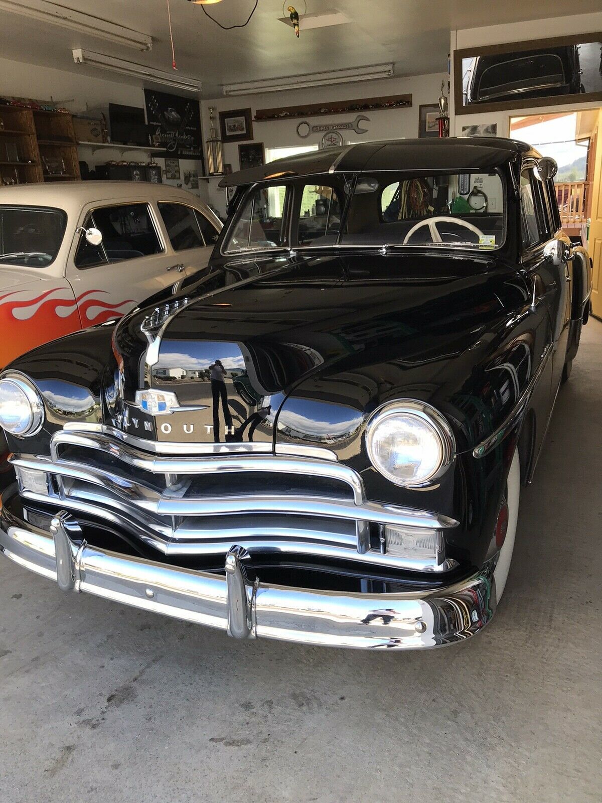 1950 Plymouth super delux Sedan Black RWD Manual super deluxe 1950 Plymouth super delux super deluxe