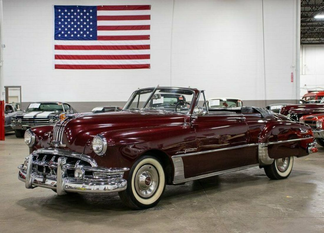1950 Pontiac Chieftain Silver Streak 3032 Miles Maroon 248cid 8cyl Automatic 1950 Pontiac Chieftain Silver Streak