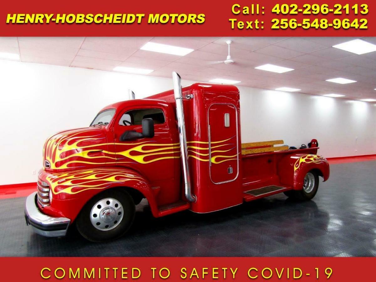 1950 Red Ford F-350 with 7.3 power stroke Diesel-Driven only 300 miles on build 1950 Ford F-350 XL Cab & Chassis 2D