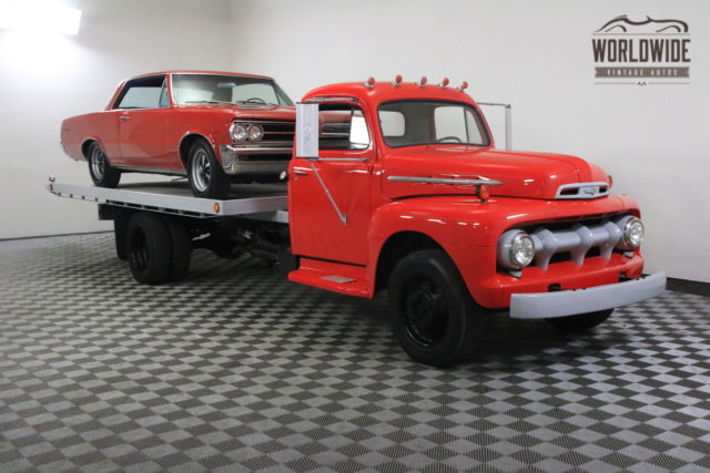 1950 Ford F1 WORKING FLATBED ROLLBACK. RESTORED. V8. - photo 4