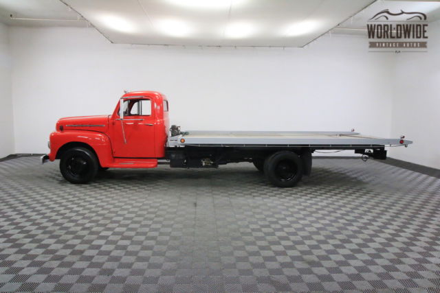1950 Ford F1 WORKING FLATBED ROLLBACK. RESTORED. V8. - photo 7