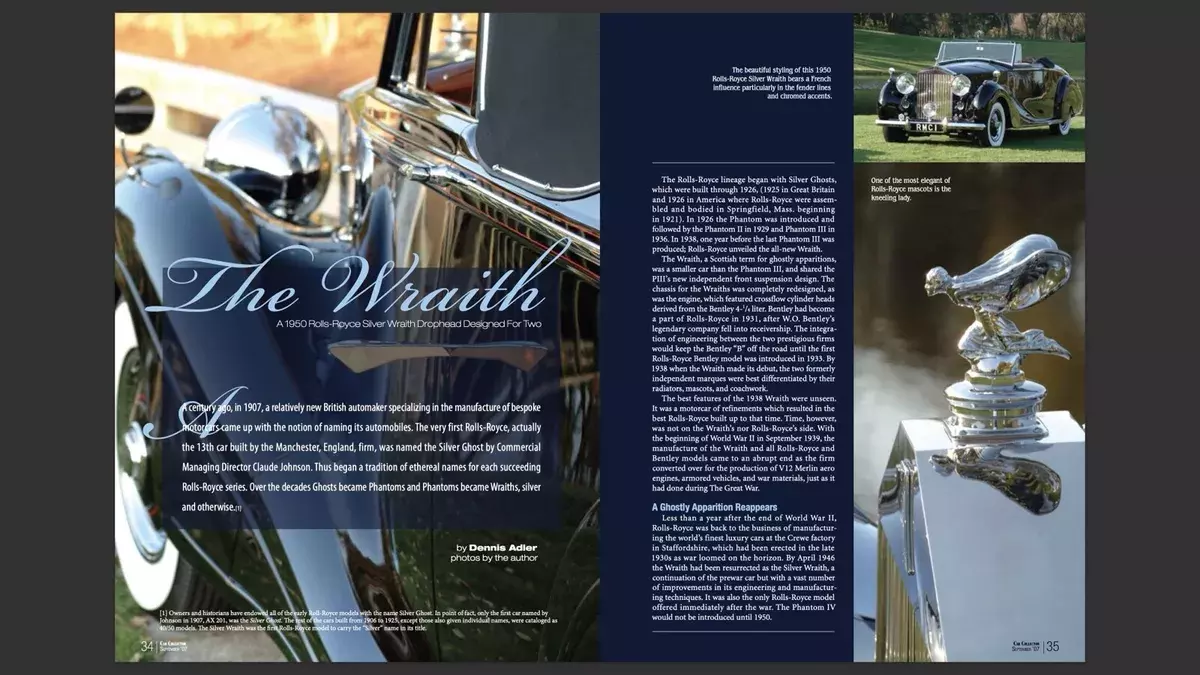 1950 Rolls-Royce Wraith Black 1950 Rolls-Royce Wraith