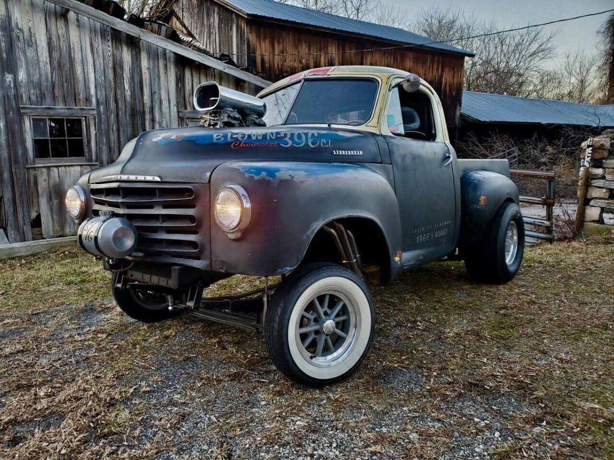 1950 Studebaker R54 GASSER pickup, bbc 408 w/BLOWER, SEE VIDEO! - photo 8