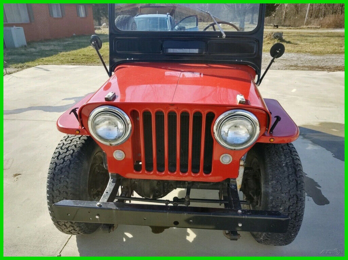 1950 Willy's Jeep CJ3A 753 Miles On Build 4WD Inline 4 Cylinder All Steel Body 1950 Willys Jeep CJ3A