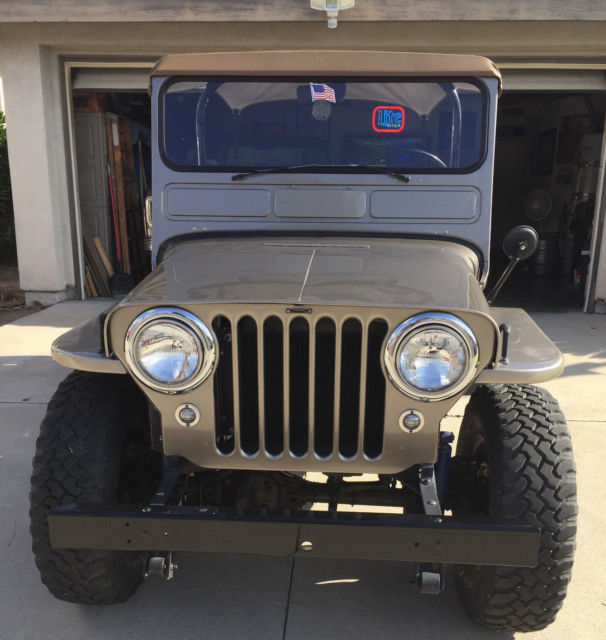 1950 WILLY'S OVERLAND JEEP CJ3-A "RESTORED" 4x4 1950 Willys Custom