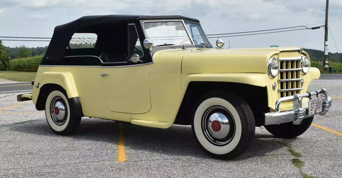 1950 Willy's Overland Jeepster Frame Off restoration Hurricane 4 Cylinder Ex Con 1950 Willys Jeepster Beautifully Restored with Hurricane I4