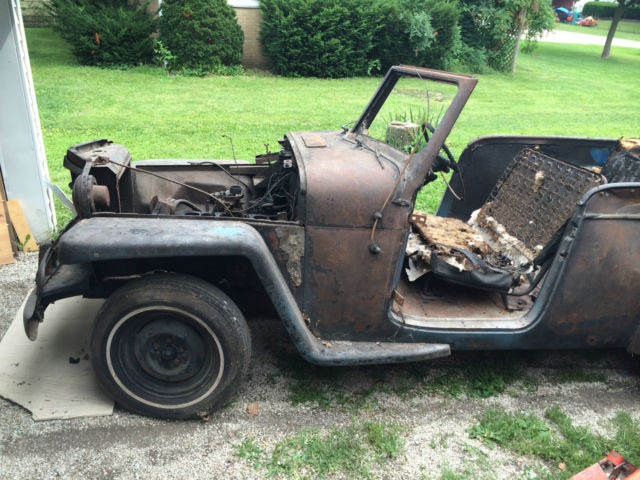 1950 Willys 2 Door Jeepster - clear title - perfect project car or parts car 1950 Willys Jeepster