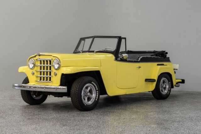 1950 Willys Jeepster 15252 Miles Yellow Convertible 134 ci 3-Spd Manual on Colu 1950 Willys Jeepster --