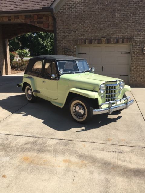 1950 Willys Jeepster 3 speed ,OD,4 cylinder 1950 Willys Jeepster