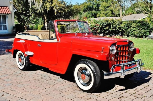 1950 Willys Jeepster Convertible 1950 Willys Convertible 6 Cylinder, Manual Transmission