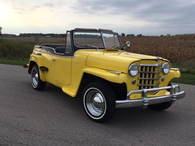 1950 Willys Jeepster Convertible 6 cyl Automatic Nice Driver Low Price Parade 1950 Willys Jeepster
