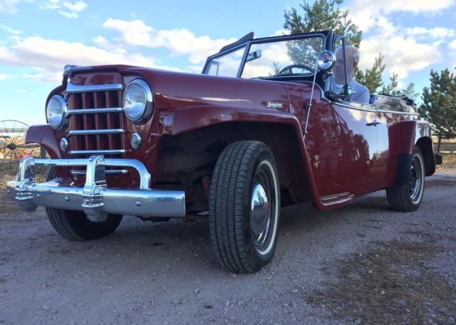 1950 Willys Jeepster - VJ —Lightning 6 Cylinder Engine - Barn Find - CO. Car 1950 Willys Jeepster