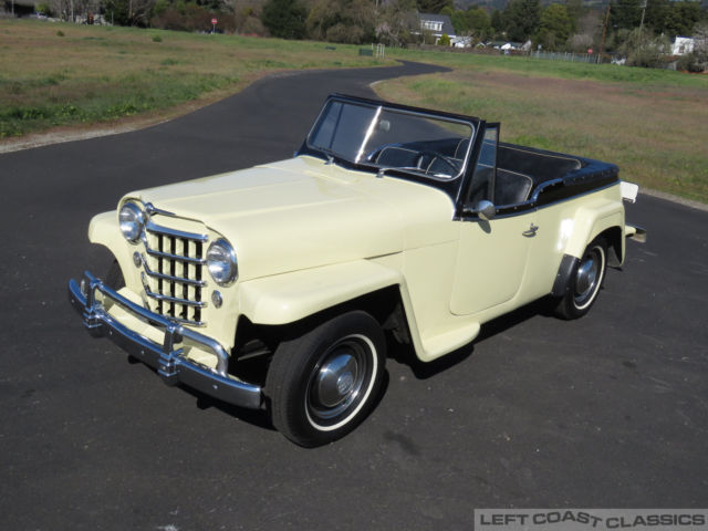 1950 Willys-Overland Jeepster Convertible, Kill Devil w/Top and Side Curtains 1950 Willys Custom Jeepster