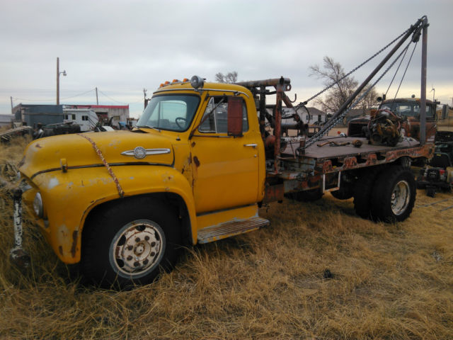1950's F800 Big Job Winch/Boom truck, Rat Rod, Hot Rod, Custom, NO RESERVE 1954 Ford F800 Big Job Winch/Boom truck