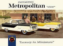1950's, Antique Classic Car Convertible with Austin Healy Engine 1957 Nash Convertible