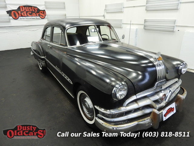 1951 Black Runs Drives Body Inter VGood 268 S8 4 spd auto! 1951 Pontiac Chieftan Runs Drives Body Inter VGood 268 S8 4 spd auto