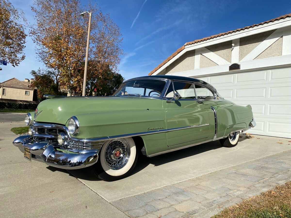 1951 Cadillac DeVille Green RWD Automatic 1951 Cadillac DeVille