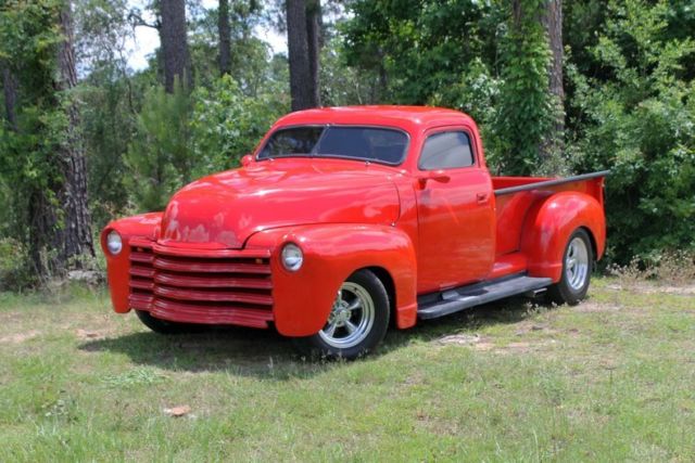 1951 Chevrolet 3100 Red Custom Chop top 350 V8 4 Speed Automatic 1951 Chevrolet Other Pickups --