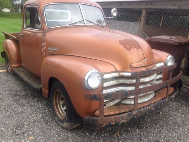 1951 Chevrolet 5 window 3100 truck, needs restored, complete original truck. 1951 Chevrolet Other Pickups