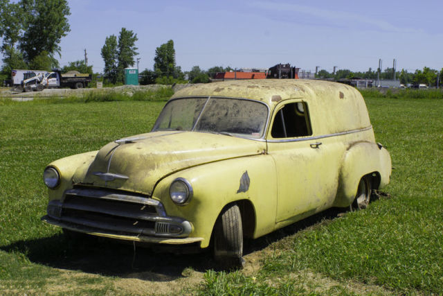 1951 Chevrolet Panel Truck Project Car Needs Complete Restoration NO RESERVE 1951 Chevrolet Sedan Delivery