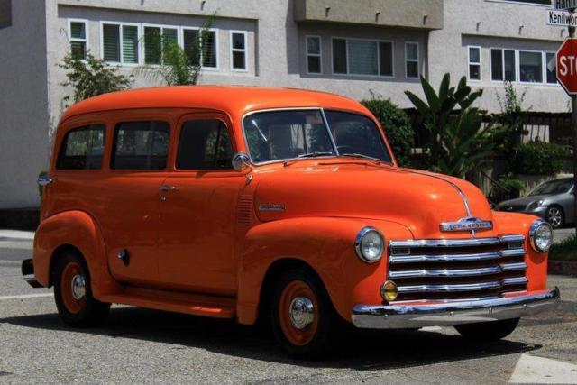 1951 CHEVROLET SUBURBAN  97841 Miles Orange SUV 327 V8 Automatic 1951 Chevrolet Suburban --