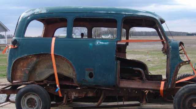 1951 Chevrolet Suburban Carryall Parts Truck GMC 1951 Chevrolet Suburban