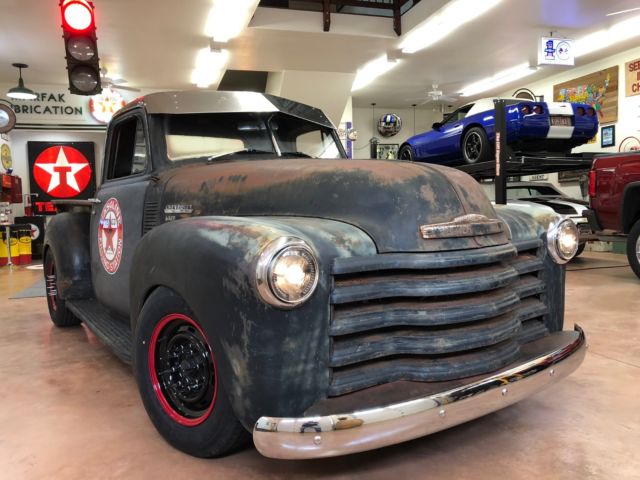 1951 Chevy 3 Window Short Bed Badass SBC 350 V8 Hotrod Patina Ratrod Shop Truck 1951 Chevrolet Other Pickups 3 Window Short Bed Ratrod Patina Shop Truck
