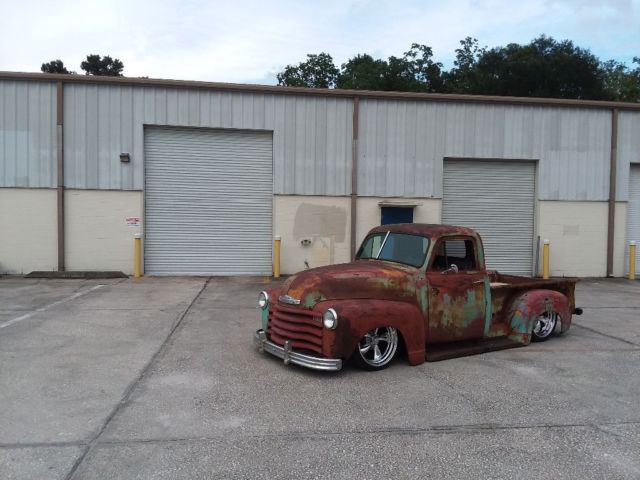 1951 chevy 3100 shop truck patina ls powered airride rat rod 1951 Chevrolet Other Pickups