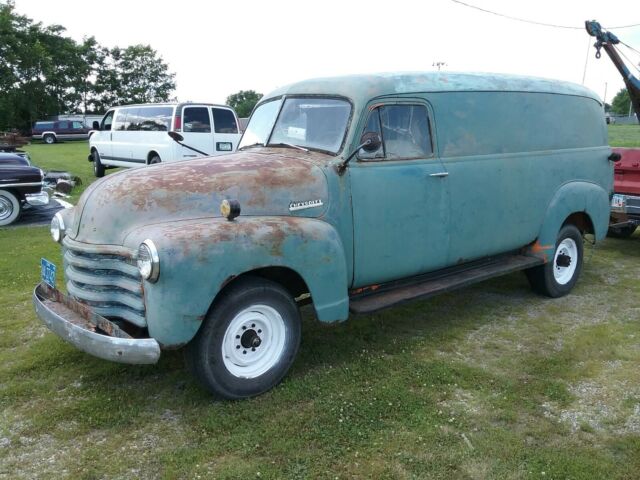 1951 Chevy 3800 1 ton panel truck original unrestored rare factory orange 1951 Chevrolet Suburban