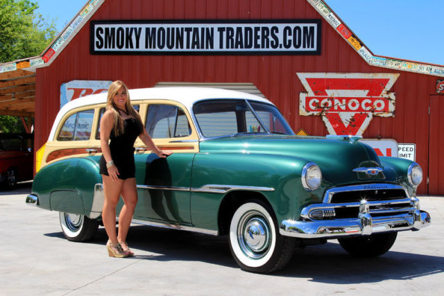 1951 Chevy Deluxe Tin Woody FREE SHIPPING 235 3 Speed Super Solid Quality Resto 1951 Chevrolet Deluxe