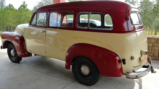 1951 CHEVY SUBURBAN 3100 ORG WITH SEATS STORED SINCE 80'S PROJECT NEEDS RESTO 1951 Chevrolet Suburban 3100