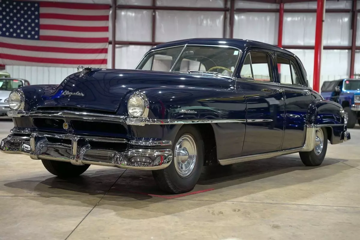 1951 Chrysler Windsor Deluxe 23984 Miles Newport Blue Sedan 251ci Straight 6 Aut 1951 Chrysler Windsor Deluxe