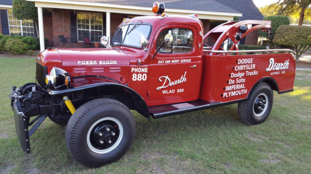 1951 Dodge Power Wagon Wrecker Marquette Wrecker Body Dearth Chrysler Dodge 1951 Dodge Power Wagon