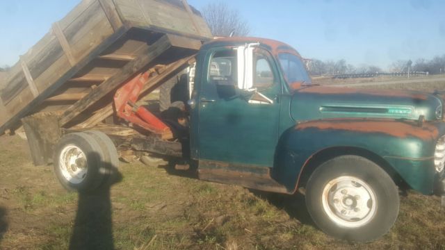 1951 f5 ford dump truck ratrod flathead f1 hotrod MAKE OFFER! CALL For Questions 1951 Ford Other Pickups