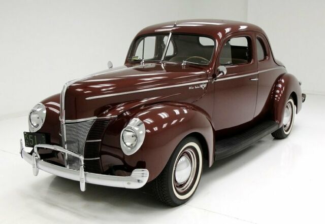 1951 Ford 8BA Engine Pristine Underneath Clean Mohair Interior 1940 Ford Super Deluxe Coupe
