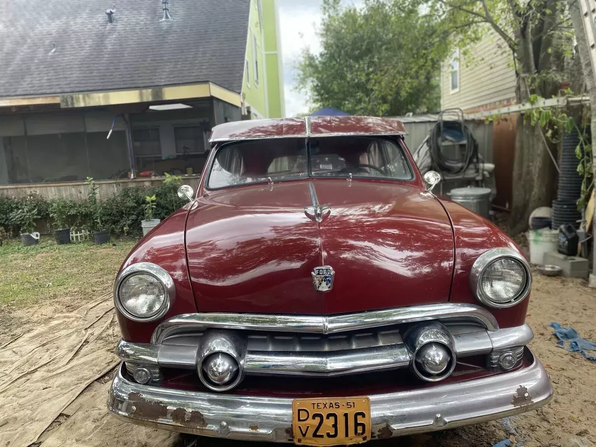 1951 Ford Deluxe Coupe Red 1951 Ford Deluxe