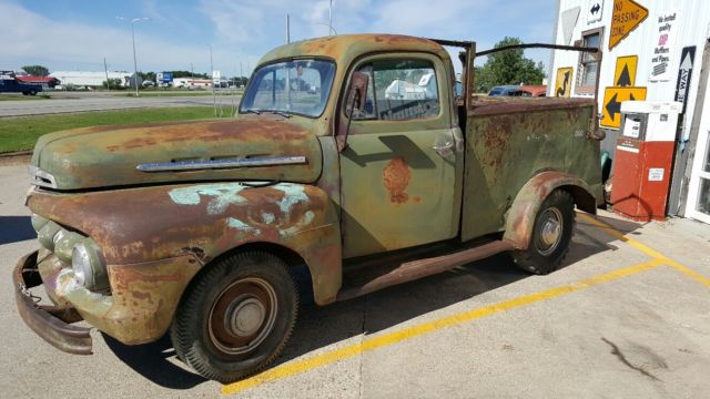 1951 ford f-1 HALF TON SHOrT BOX PICKUP MA BELL TELLEPHONE TRUCK 1951 Ford Other Pickups