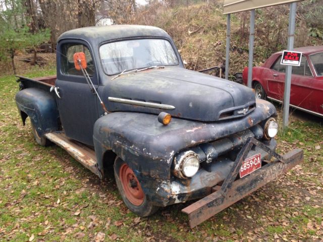 1951 Ford F-1 Pickup Truck Sanford and Son Style Original Barn Find 1951 Ford Other Pickups Standard Cab