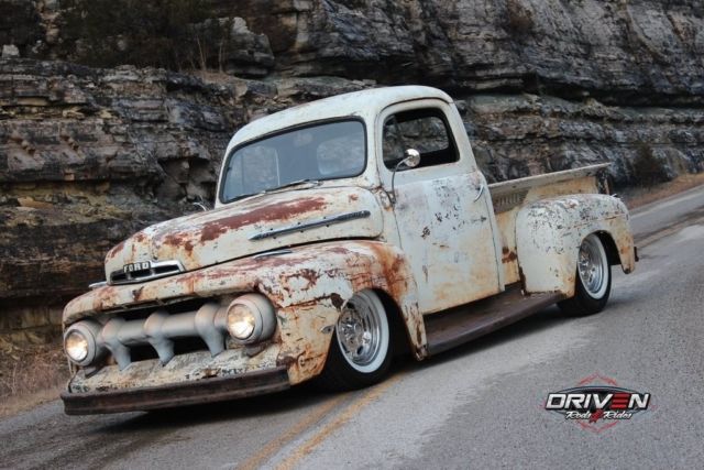 1951 Ford F-1 Rat Rod Pickup,RestoMod, V8,Auto,PDB,PS,Patina,NICE!! F100 F1 1951 Ford F-100