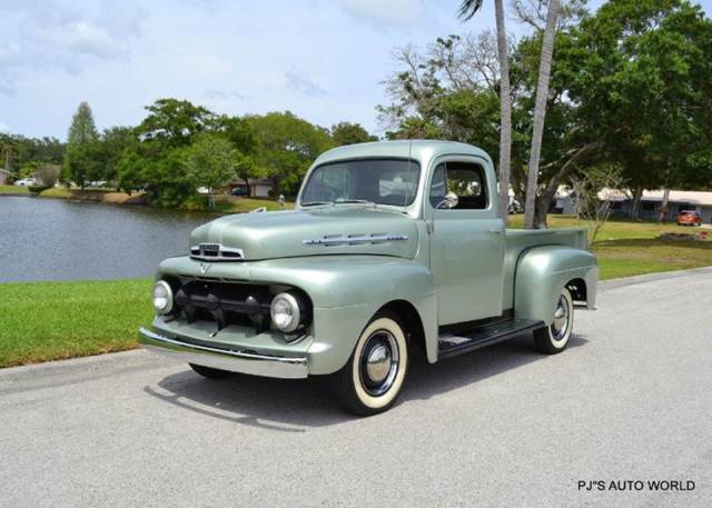 1951 Ford F-100 F-1 PICK UP 239 V8 3-SPEED UPGRADED 12 V - photo 2
