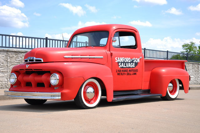 1951 Ford F-100 Short Bed Custom Pickup Sanford And Son 1951 Ford F-100